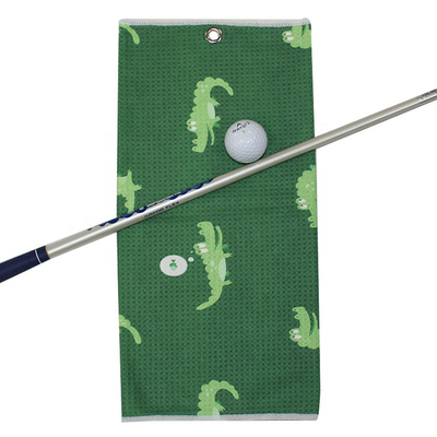 Sublimasi Pendingin Microfiber Golf Handuk Logo Kustom Dicetak